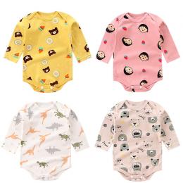 Neugeborener Baby Rundhals Baumwollstrampler