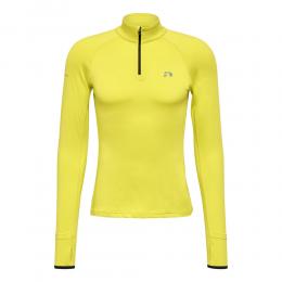 Newline Lakewood Half-Zip Longsleeve Damen - Gelb, Größe XS