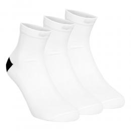 Newline Running Core Laufsocken 3er Pack - Weiß, Schwarz, Größe Socken 43-45