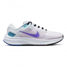 Nike Air Zoom Structure 24 Stabilitätsschuh Damen - Weiß, Lila, Größe 42.5