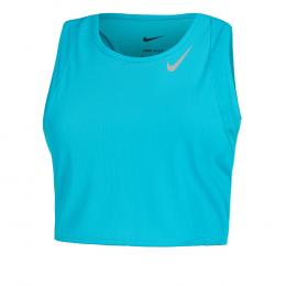 Nike Dri-Fit Fast Crop Tank-Top Damen - T&uuml;rkis, Gr&ouml;&szlig;e XL