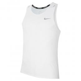 Nike Dri-Fit Miler Tank-Top Herren - Weiß, Silber, Größe XL