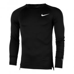 Nike Dri-Fit Pro Tight Longsleeve Herren - Schwarz, Weiß, Größe XXL