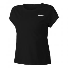 Nike Dri-Fit Victory Court T-Shirt Damen - Schwarz, Größe XL