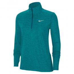 Nike Element Half-Zip Lauftop Damen - Türkis, Blau, Größe M