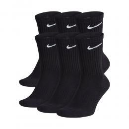 Nike Everyday Cush Crew Sportsocken 6er Pack - Schwarz, Weiß, Größe 38-42
