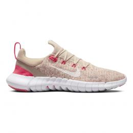 Nike Free 5.0 Neutralschuh Damen - Beige, Pink, Größe 38.5
