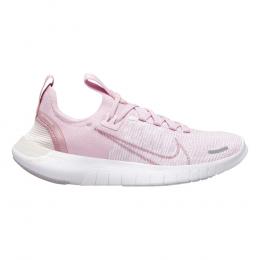Nike Free Run Flyknit Next Nature Neutralschuh Damen - Pink, Weiß, Größe 40.5