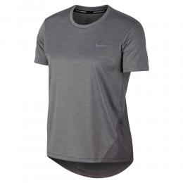 Nike Miler T-Shirt Damen - Grau, Silber, Größe S