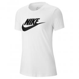 Nike Sportswear Essential T-Shirt Damen - Weiß, Schwarz, Größe XS