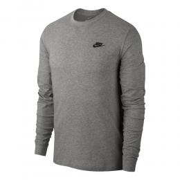 Nike Sportswear Longsleeve Herren - Grau, Größe M