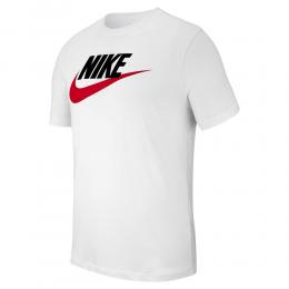 Nike Sportswear T-Shirt Herren - Weiß, Schwarz, Größe S
