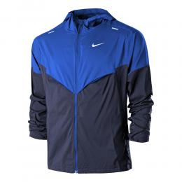 Nike Windrunner Laufjacke Herren - Blau, Schwarz, Größe L