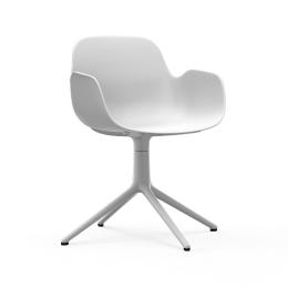 Normann Copenhagen Form Armchair White Swivel Bürostuhl