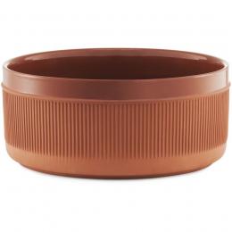 Normann Copenhagen Junto Schale XXL - Terracotta - Höhe 10 cm - Ø 24 cm