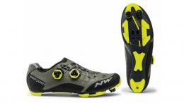Northwave Ghost XCM 2 FOREST/YELLOW FLUO 42