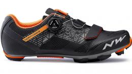 Northwave Razer MTB Schuh Herren BLACK/FOREST/ORANGE 41