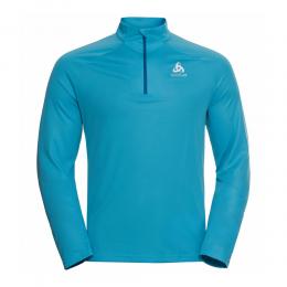 Odlo Essential Half-Zip Midlayer Longsleeve Herren - Blau, Gr&ouml;&szlig;e M