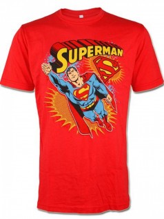 Outpost Herren Vintage Shirt Superman (L)