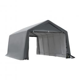 Outsunny Garagenzelt Carport Gr&ouml;&szlig;e 6L x 3,6B x 2,75H m robustes verzinktes Stahl PE mit hoher Dichte 195 g/m² wasserdicht UV-best&auml;ndig wei&szlig; grau   Aosom