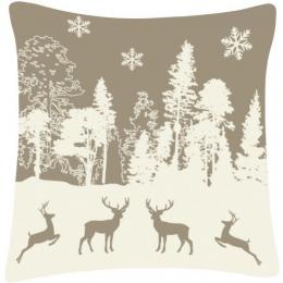 pad WONDERLAND Kissenh&uuml;lle - taupe - 50x50 cm