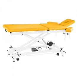 Pader Medi Tech Elektrische Therapieliege Ecofresh 3.0, 68 cm, 3-teilig, Safran, Wei&szlig;
