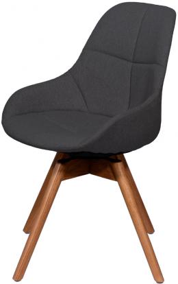 PAPERFLOW Besucherstuhl JUNO, 2er Set, anthrazit