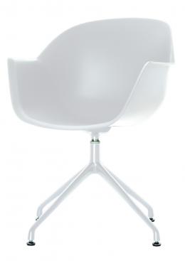 PAPERFLOW Besucherstuhl MOON, 2er Set, wei&szlig;