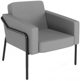 PAPERFLOW Outdoor-Besuchersessel MEDSO KLASSIK L, grau