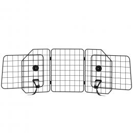 PawHut Hundeschutzgitter Auto Universal Kofferraumgitter verstellbar 93-150 cm aus Stahl in Schwarz, Trenngitter für Hunde   Aosom.de