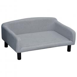 PawHut Hundesofa stilvolles Haustiersofa mit Bezug & Holzbeinen 82x54x36cm f&uuml;r kleine Hunde und Katzen   Aosom.de