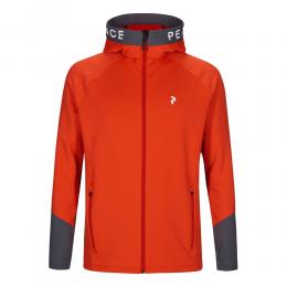 Peak Performance Rider Trainingsjacke Herren - Rot, Grau, Größe L