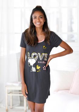 Peanuts Sleepshirt, mit grossem Snoopy-Motiv