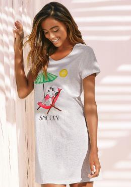 Peanuts Sleepshirt, mit Snoopy-Druck zum Wohlf&uuml;hlen