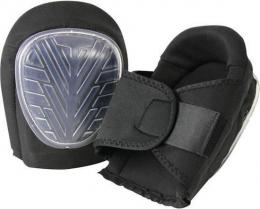 Perel Knieschoner Gel/Stahl Schwarz/Silber 2 St&uuml;ck