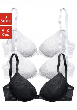 petite fleur Push-up-BH, mit Bügel und herausnehmbaren Kissen, Dessous