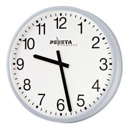 Peweta Funk-Wanduhr ø 52 cm, Netzbetrieb, Feuchtraumausf&uuml;hrung, Zifferblatt arabische Zahlen