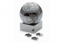 Philippi Extravaganza Puzzle Globus - silberfarben - ø 7,5 cm