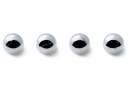 Philippi Gravity Ball Tischdeckenmagnet 4er-Set - Nickel poliert - 4 Stück à Ø 3,2 cm
