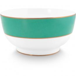 Pip Studio Chique Schale - goldfarbig-green - Ø 20,5 cm