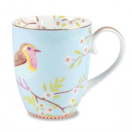 Pip Studio Early Bird große Tasse - blue - 350 ml