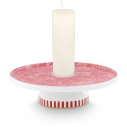 Pip Studio Royal All Over Kerzenhalter - flower pink - Ø 14 cm