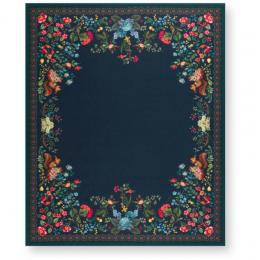 Pip Studio Winter Wonderland Overall Mitteldecke - dark blue - 100x100 cm