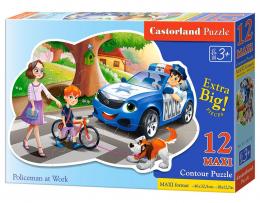Policeman at Work - Puzzle - 12 Teile maxi