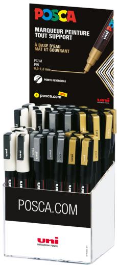 POSCA Pigmentmarker PC-3M, 36er Display