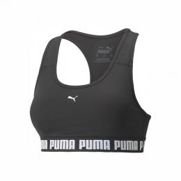 Puma Mid Impact Strong PM Sport-BH Damen - Schwarz, Gr&ouml;&szlig;e XL