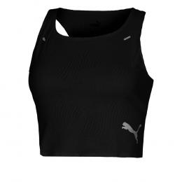 Puma Run Ultraspun Crop Tank-Top Damen - Schwarz, Größe M