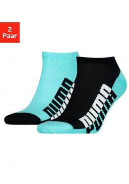 PUMA Sneakersocken, (2 Paar), mit grossem Markenschriftzug