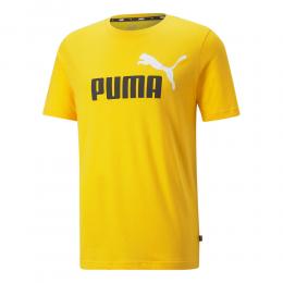 Puma T-Shirt Herren - Gelb, Schwarz, Größe L