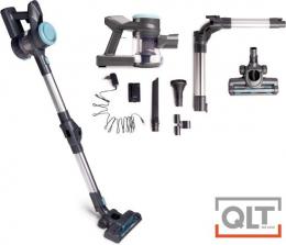 QLT kabelloser 2-in-1-Stabstaubsauger - mit flexiblem Aufsatz - Staubbuster - 150W - 2 Geschwindigkeiten - 10KPA